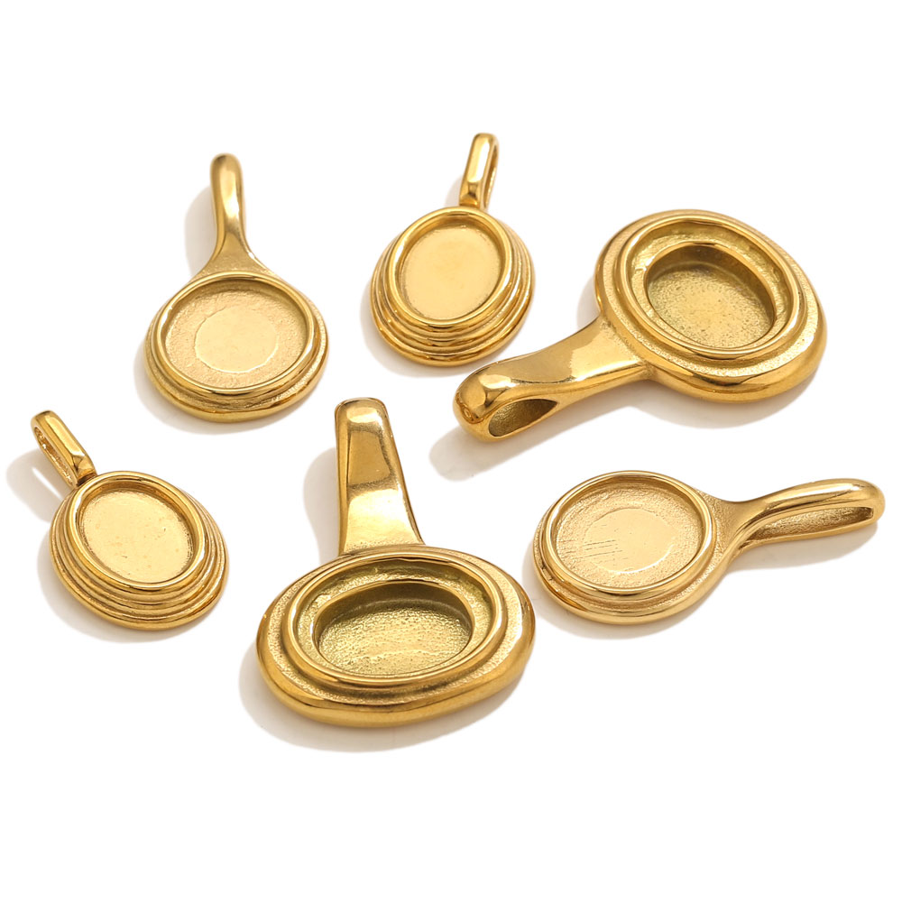 Resin Art Materials - 5pcs Stainless Steel Round Oval Trays