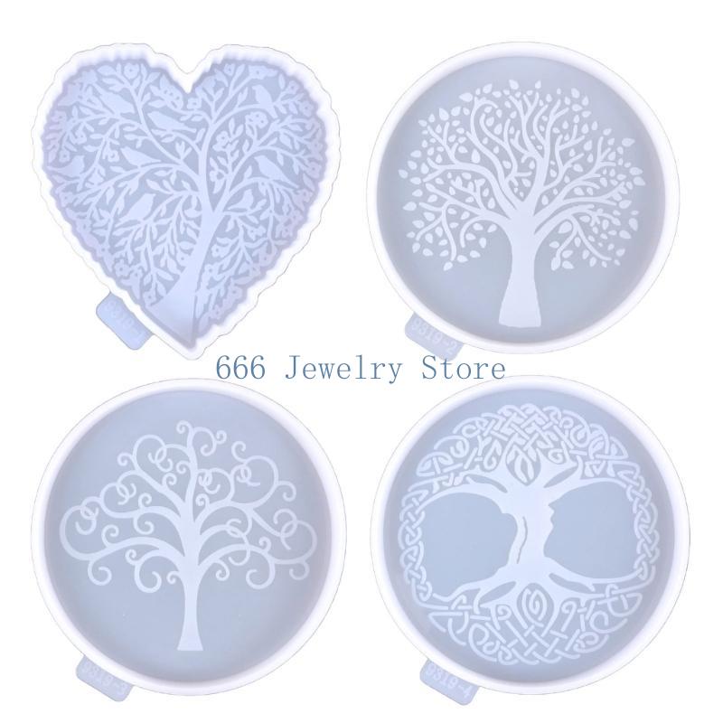 Resin Art Mould - F2TD Tree of Life Tray Coaster