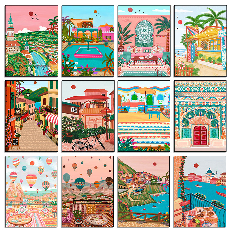 Resin Art India - Nordic Morocco Marrakech Cappadocia India Gate