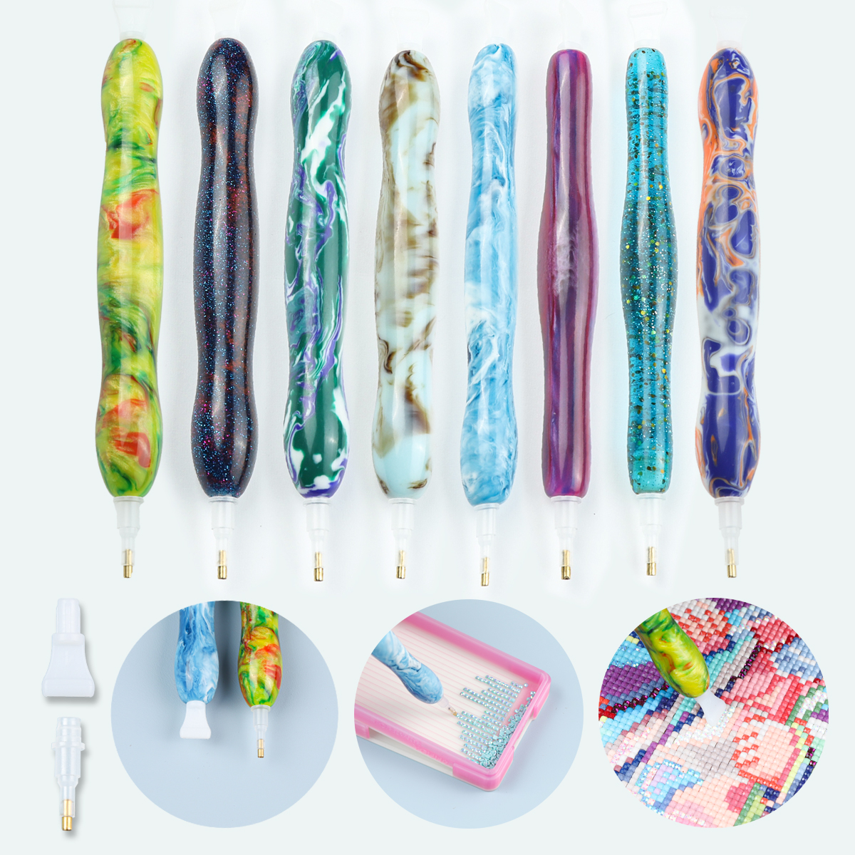 Resin Art Canvas - Diamond Painting Pen - Single Pack