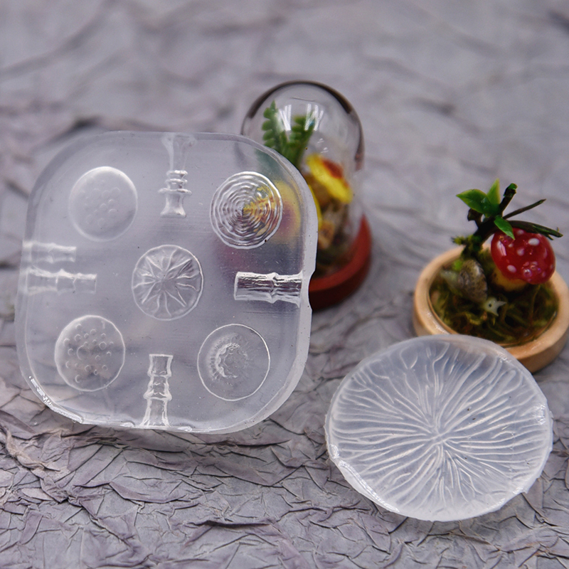 Resin Art Mould - 2pcs/set Mini Mushroom Silicone Mold Ultra-light