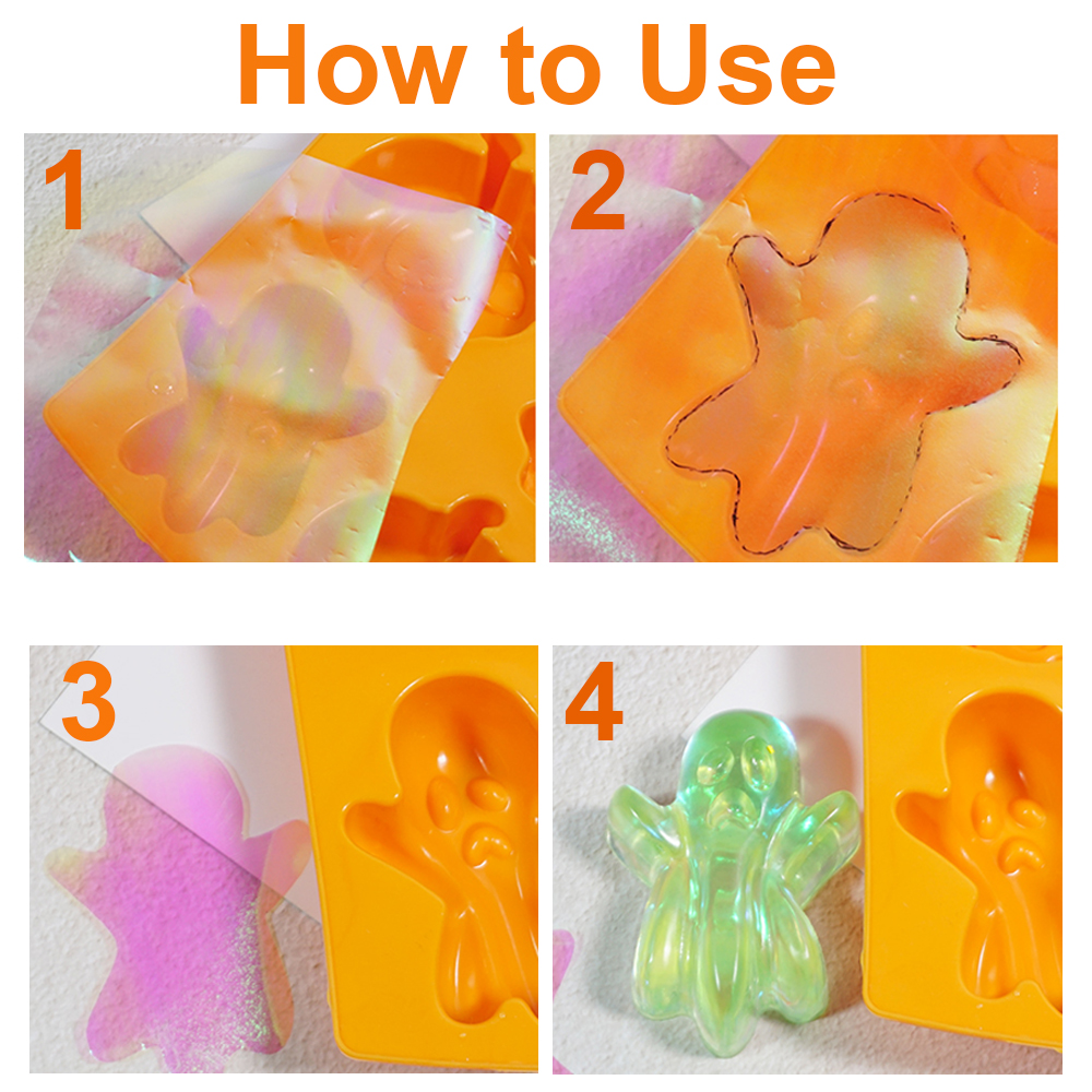 Aurora Laser Film Foil Resin J – Resin Art Sticker recenzja i cena