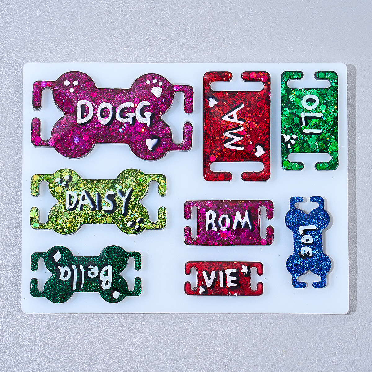 DIY Cat Dog ID Tag Silicone Mo – Resin Art Mould recenzja i cena