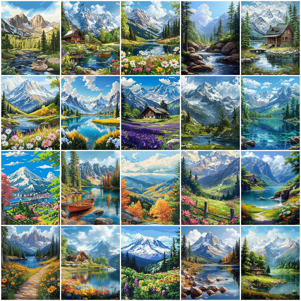 2026 Oil Painting By Numbers M – Resin Art Canvas recenzja i cena