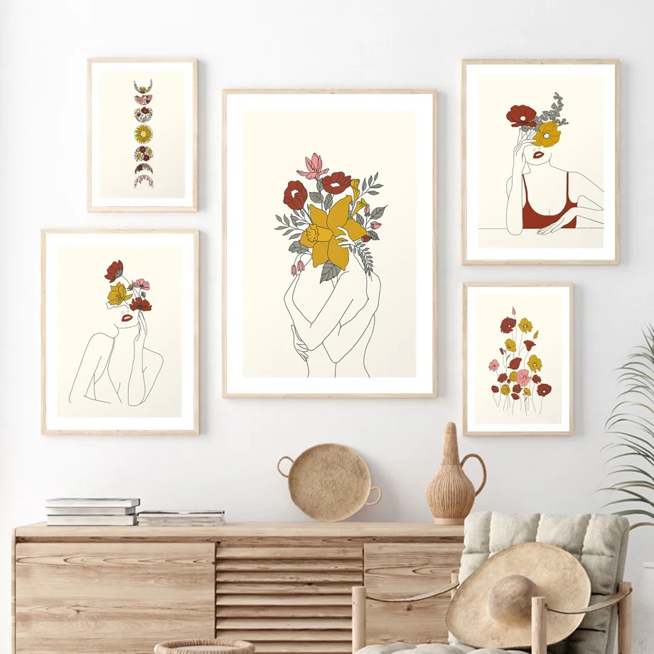 Nordic Line Abstract Girl With – Resin Art Online recenzja i cena