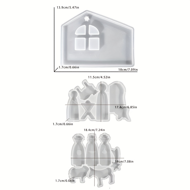 [3pcs Resin Casting Molds] 3pc – Resin Art Mould recenzja i cena