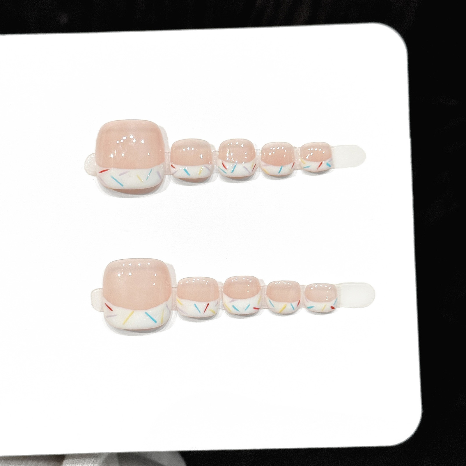 10pcs French Style Toenail Tip – Resin Art Online recenzja i cena
