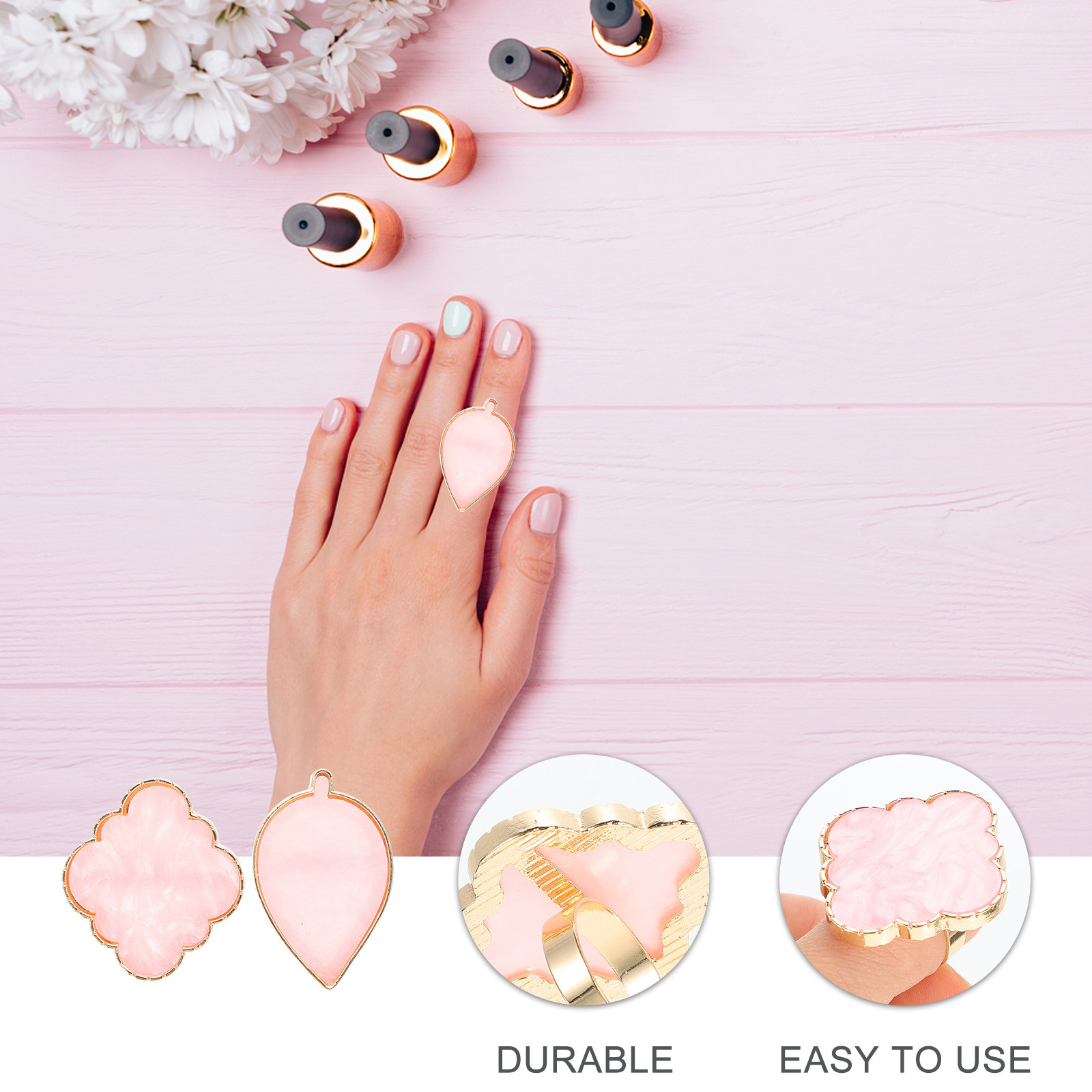 20Pcs Resin Nail Polish Mixing – Resin Art Ring recenzja i cena