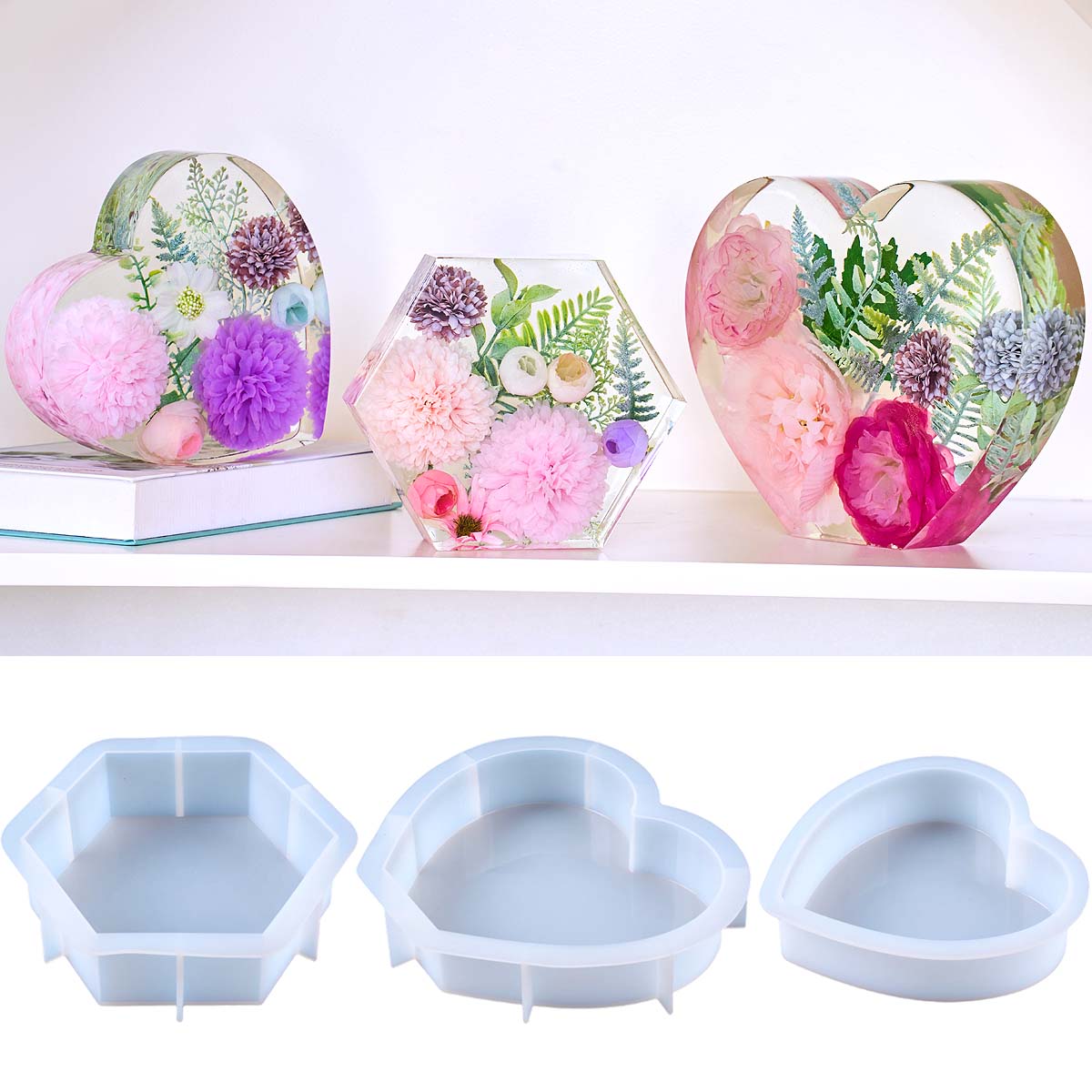 Large Love Silicone Mold DIY H – Resin Art Mould recenzja i cena