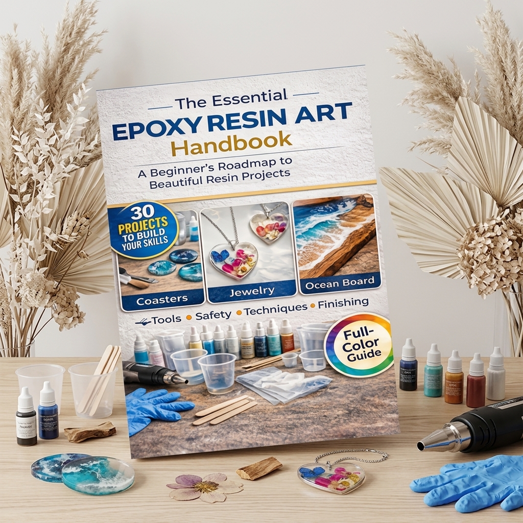 Epoxy Resin Art Handbook Begin – Resin Art Guide Free recenzja i cena