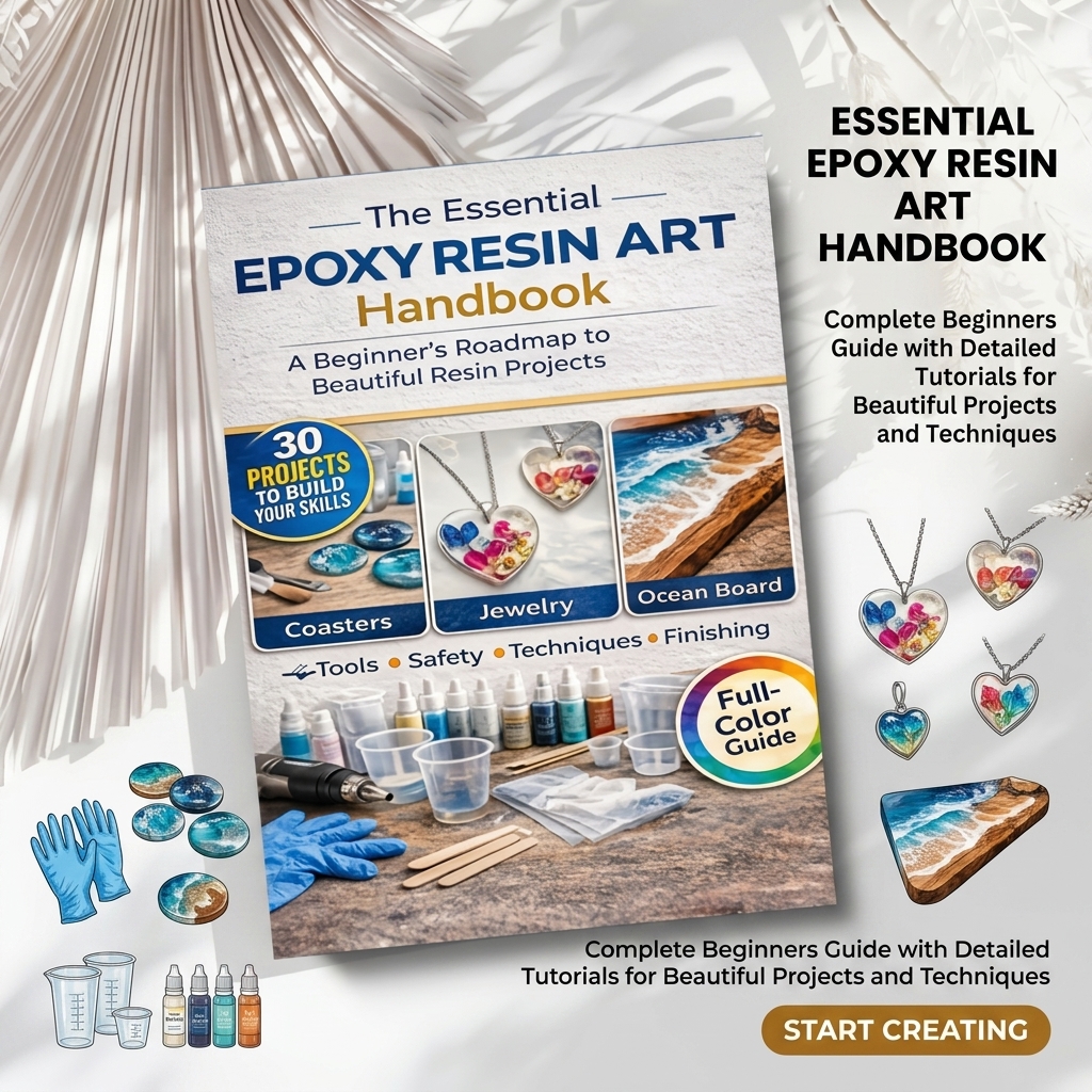 Epoxy Resin Art Handbook Begin – Resin Art Guide Free recenzja i cena