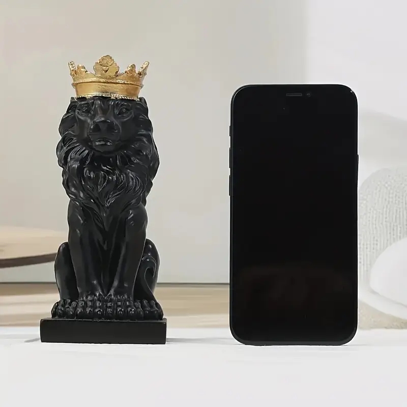 Creative Lion Statue Crown Lio – Resin Art India recenzja i cena