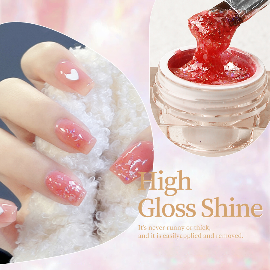 QNL 5g Flake Shell Gel Polish  – Mica Flake Resin recenzja i cena