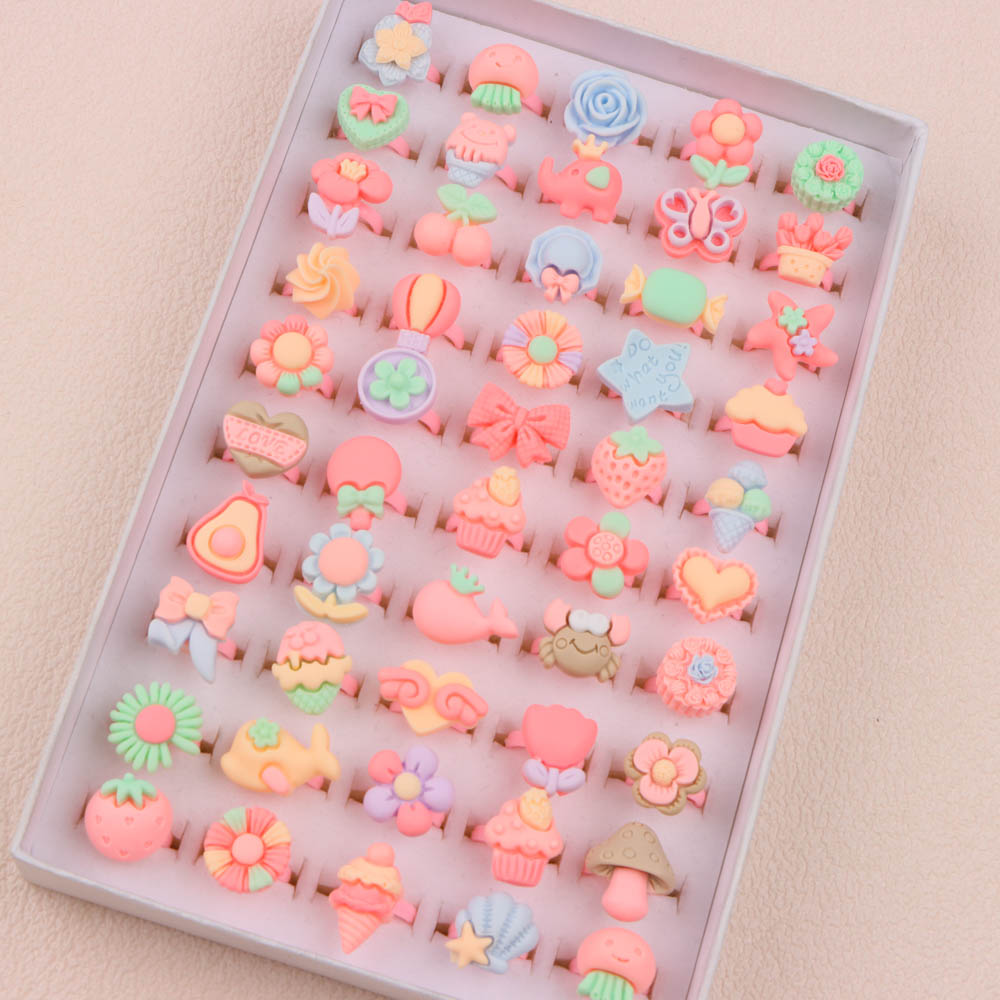 10/20/30/50/100Pcs/Lot Fashion – Resin Art Ring recenzja i cena