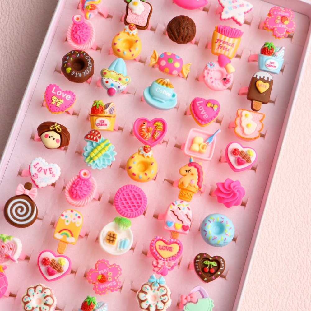 10/20/30/50/100Pcs/Lot Fashion – Resin Art Ring recenzja i cena