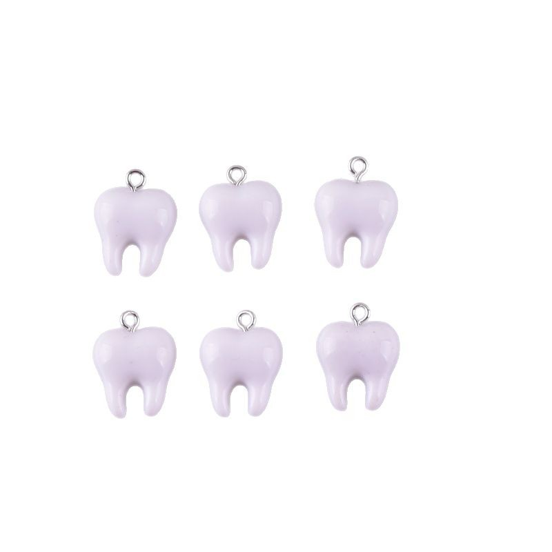 10pcs Cute White Teeth Resin P – Resin Art Notes recenzja i cena