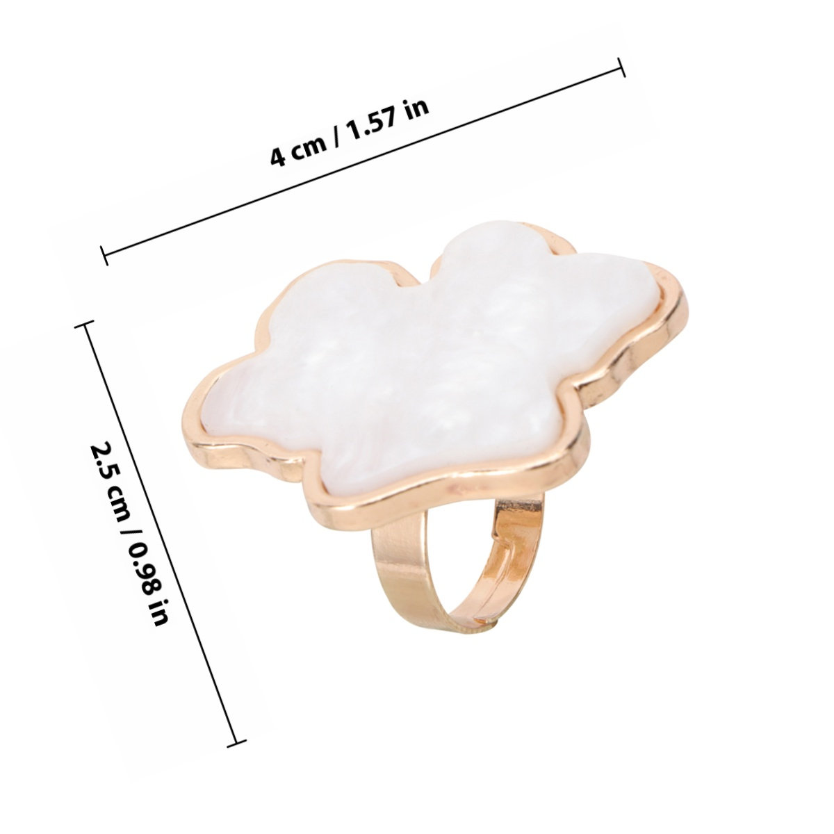 2Pcs Nail Art Finger Ring Pale – Resin Art Ring recenzja i cena