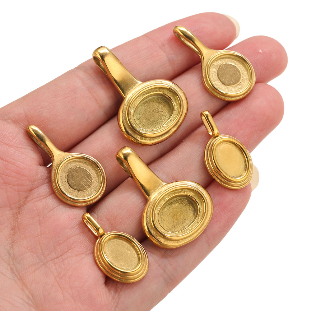5pcs Stainless Steel Round Ova – Resin Art Materials recenzja i cena