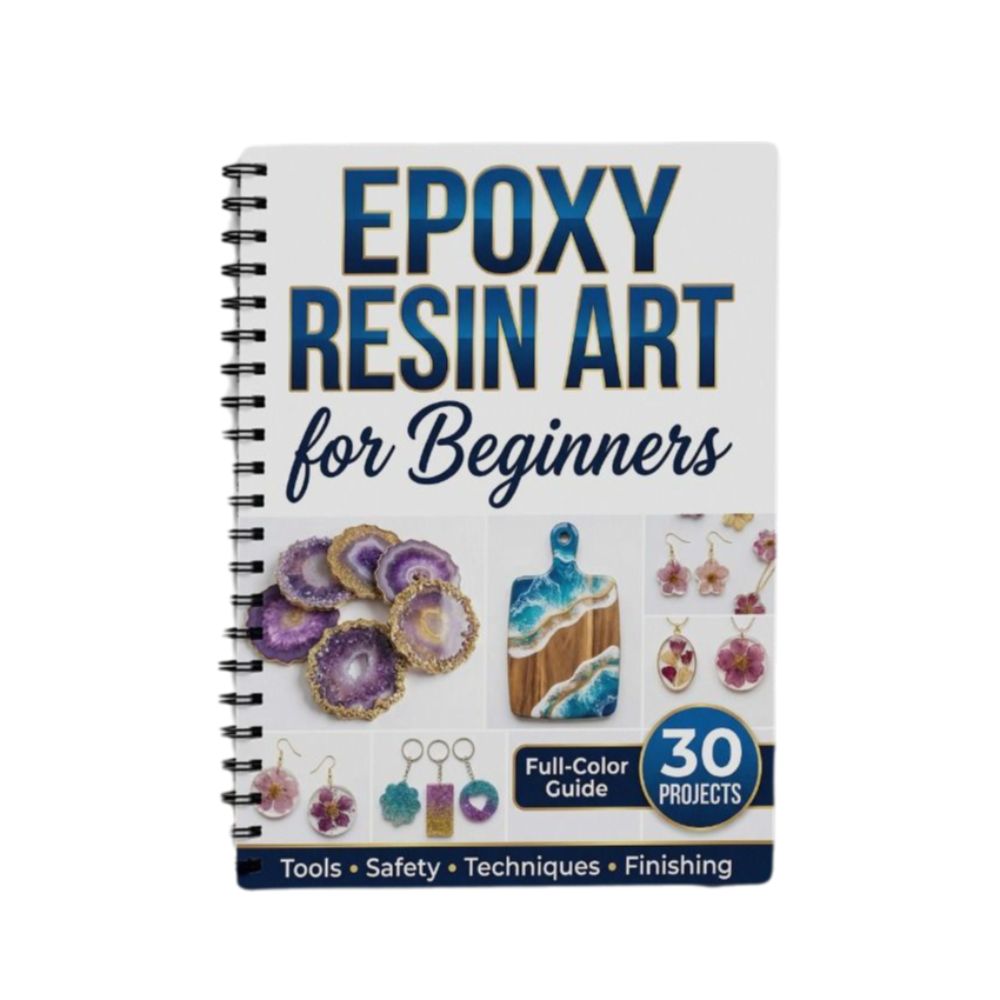 Step-by-Step Epoxy Resin Art H – Resin Art Guide Free recenzja i cena