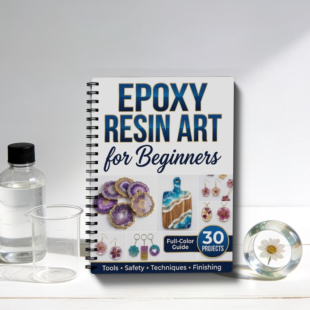 Step-by-Step Epoxy Resin Art H – Resin Art Guide Free recenzja i cena