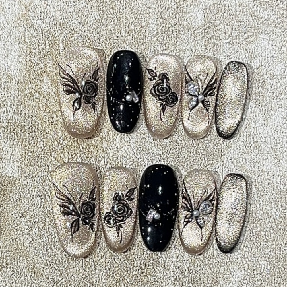 10pcs Black Cat's Eye Handmade – Resin Art Online recenzja i cena