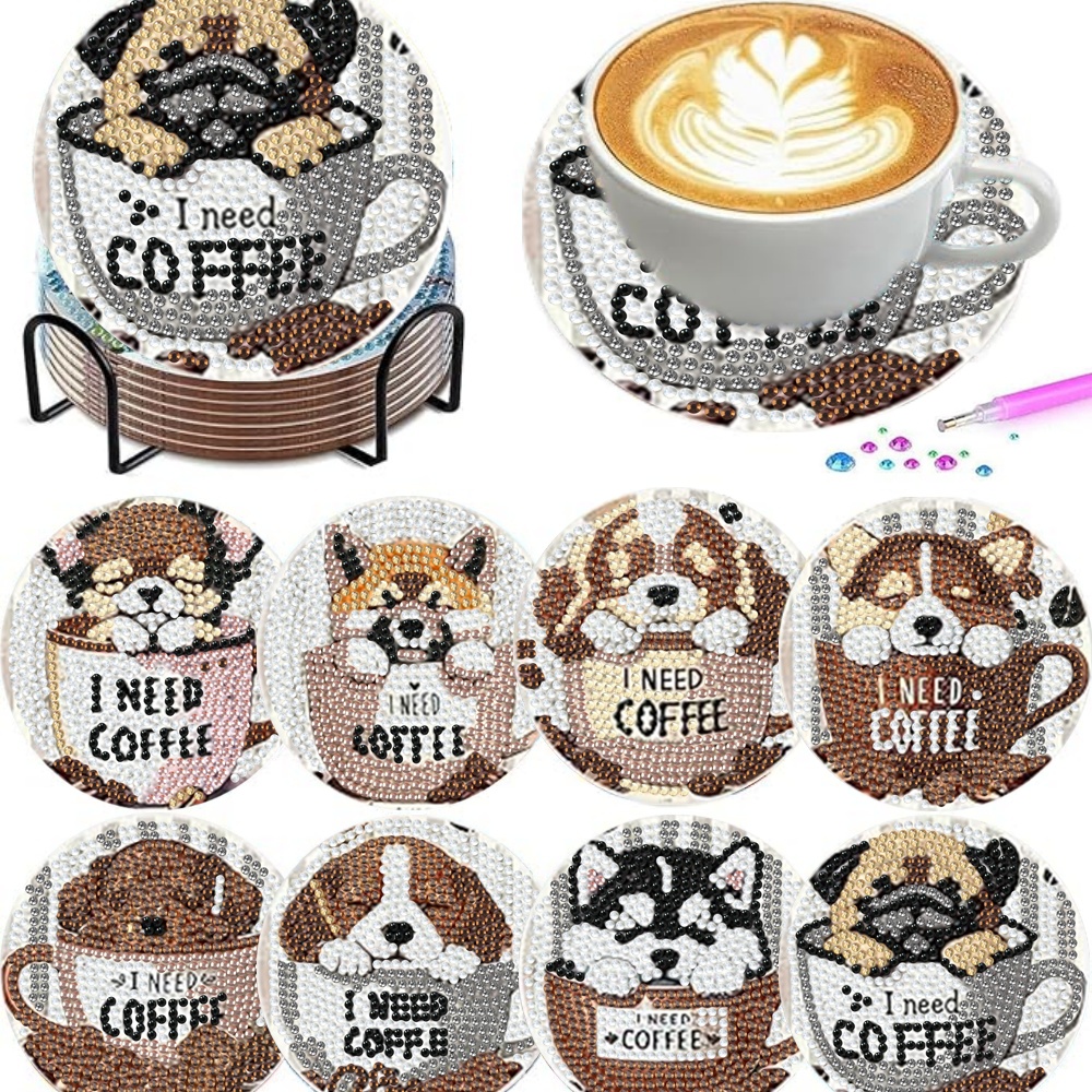 8 pieces/set of diamond painti – Resin Art Canvas recenzja i cena
