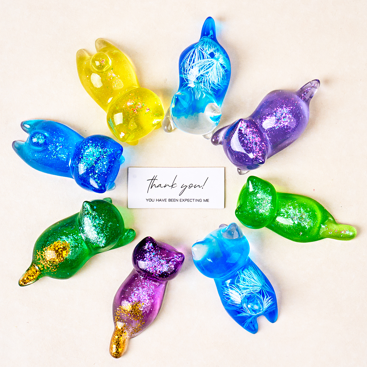 3D Cat Crystal Epoxy Resin Mol – Resin Art Products recenzja i cena