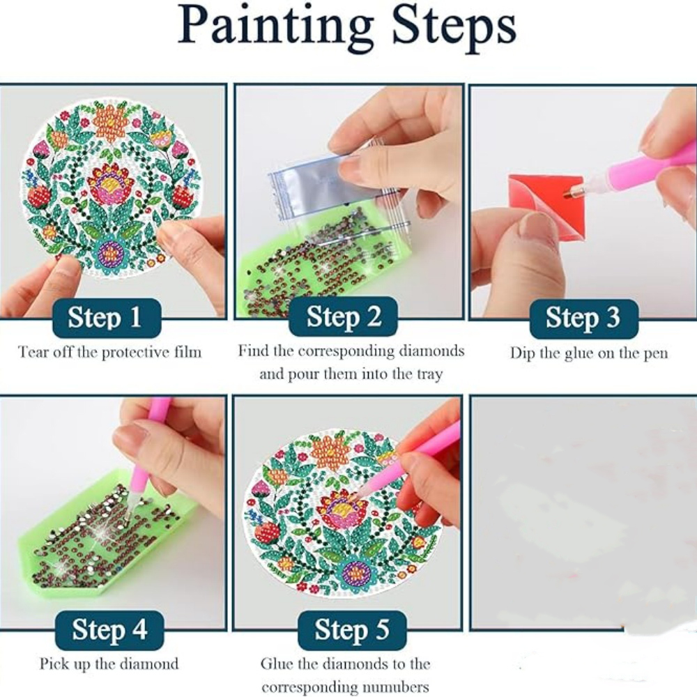 8-piece set/Diamond painting c – Resin Art Canvas recenzja i cena