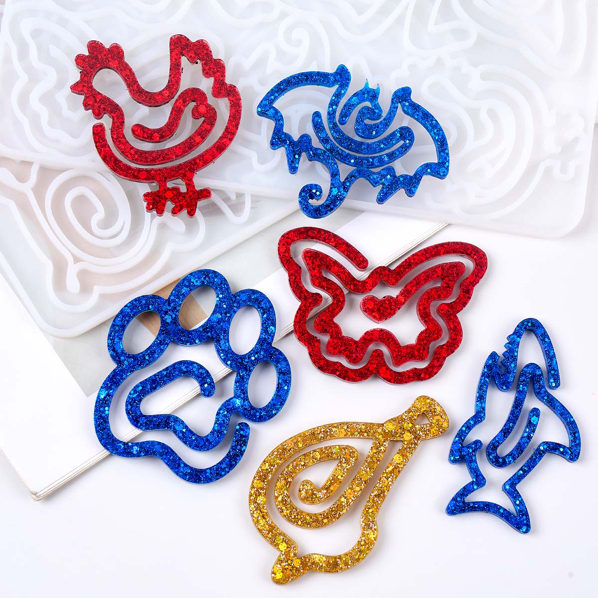 3D Animal Bookmark Silicone Mo – Resin Art Products recenzja i cena