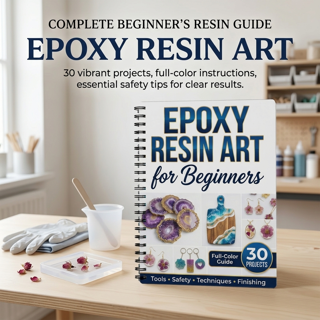 Epoxy Resin Art Handbook Begin – Resin Art Guide Free recenzja i cena