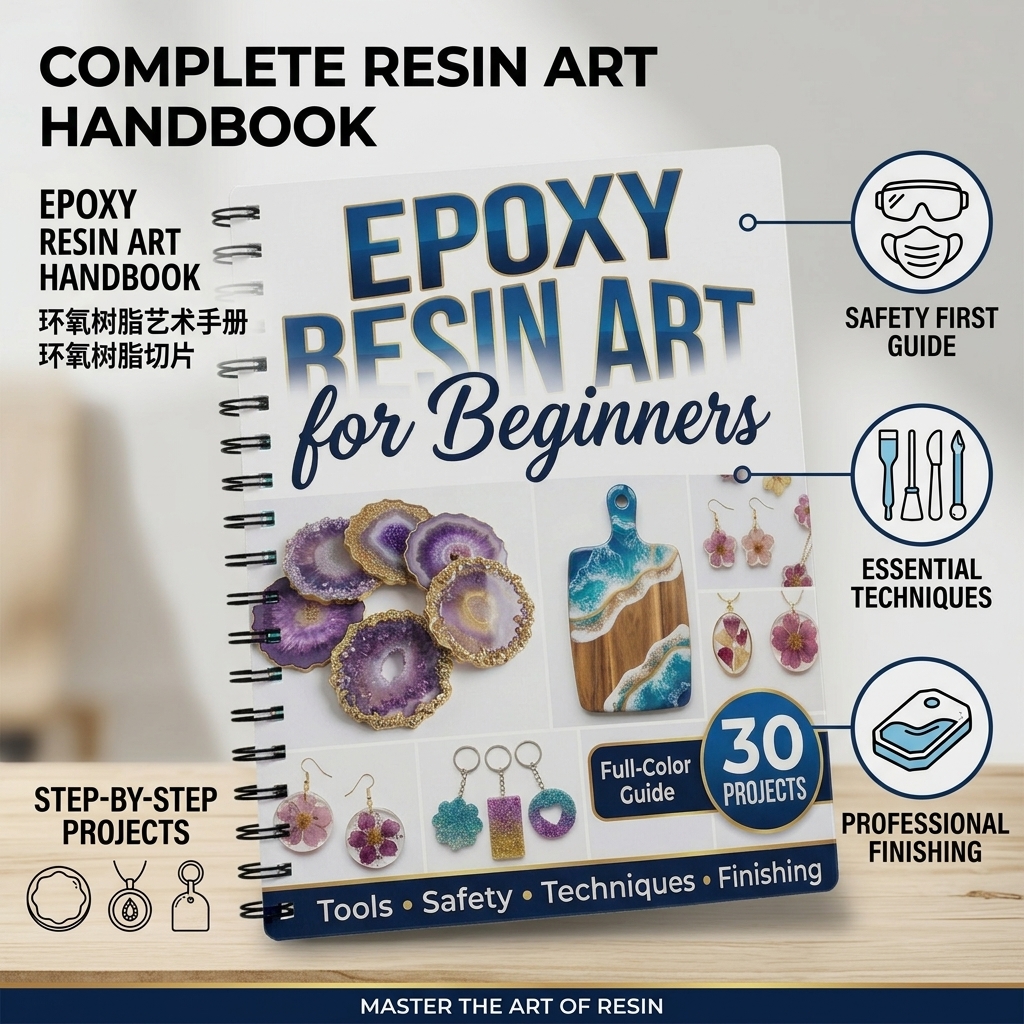 Epoxy Resin Art Handbook Begin – Resin Art Guide Free recenzja i cena