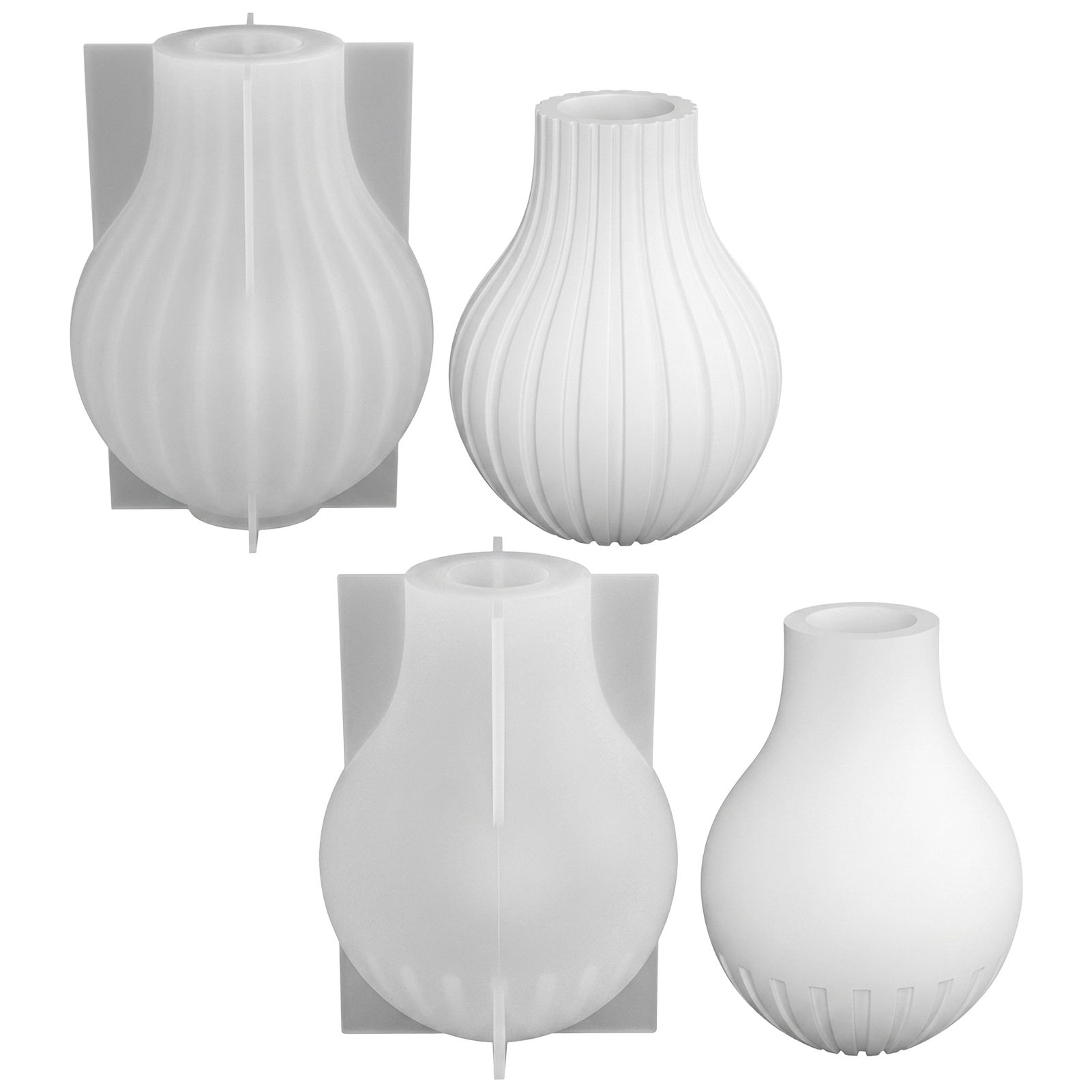 Silicone Vase Mold with Stripe – Resin Art Products recenzja i cena
