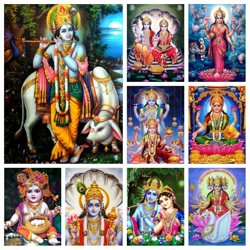India God Vishnu Holy Lakshmi  – Resin Art India recenzja i cena