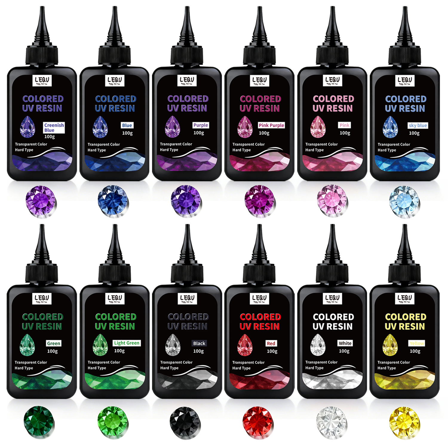 UV Resin, 12-Color Transparent – Resin Art Liquid recenzja i cena