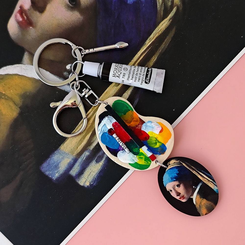 Girl with a Pearl Earring Van  – Resin Art Ring recenzja i cena