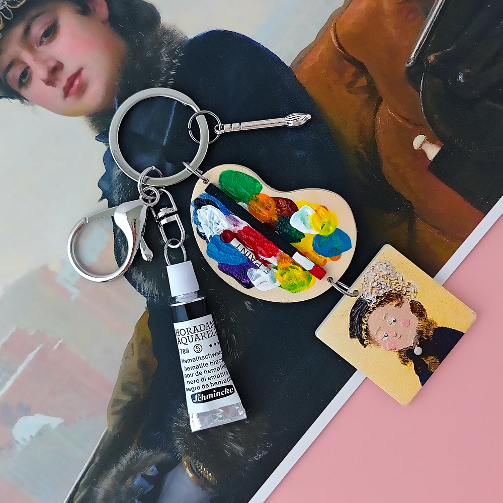 Girl with a Pearl Earring Van  – Resin Art Ring recenzja i cena
