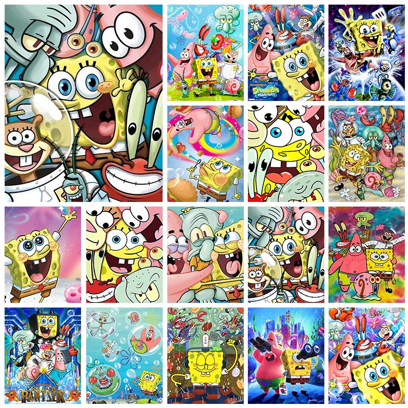 Handmade DIY SpongeBob Diamond – Resin Art Canvas recenzja i cena