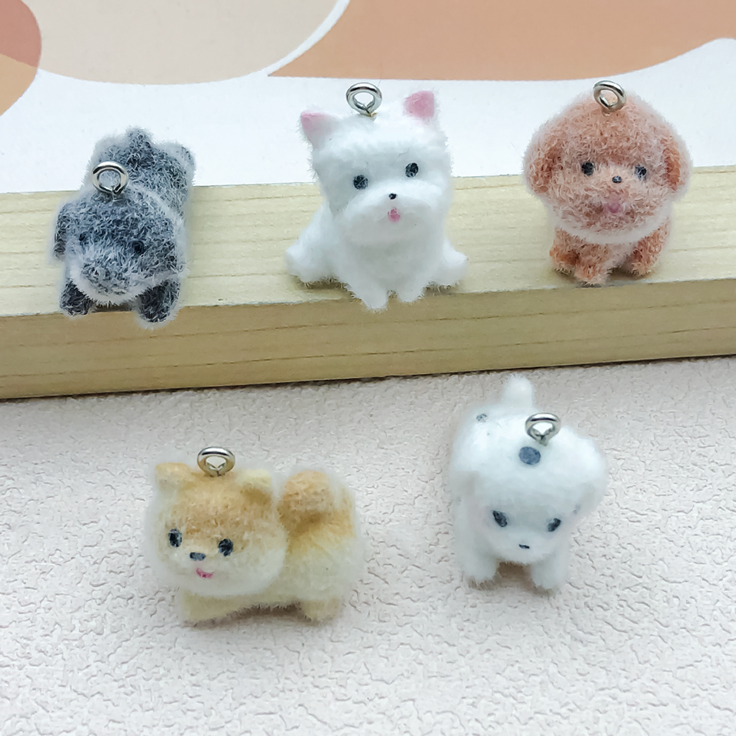 5pcs&1pc Flocked Resin Animal  – Resin Art Materials recenzja i cena