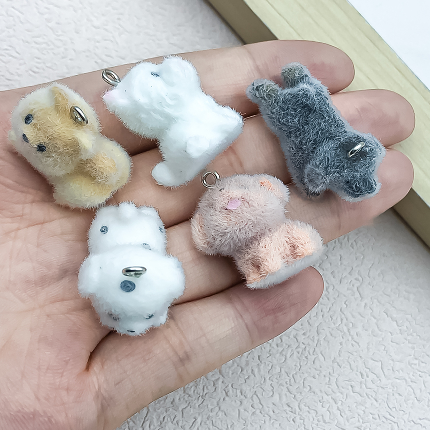 5pcs&1pc Flocked Resin Animal  – Resin Art Materials recenzja i cena