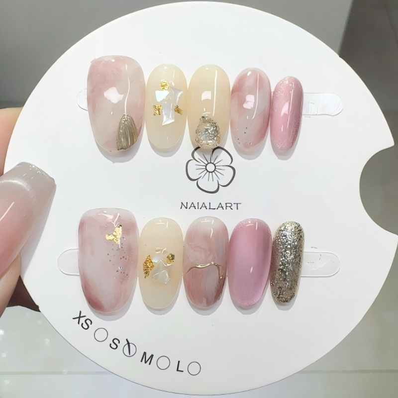 10PCS Handmade Press on Nails  – Resin Art Online recenzja i cena