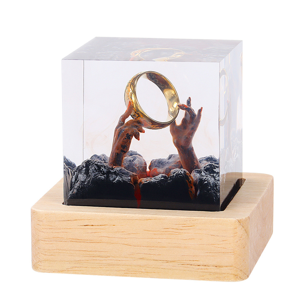Demon Realm Organism Resin Tab – Resin Art Ring recenzja i cena
