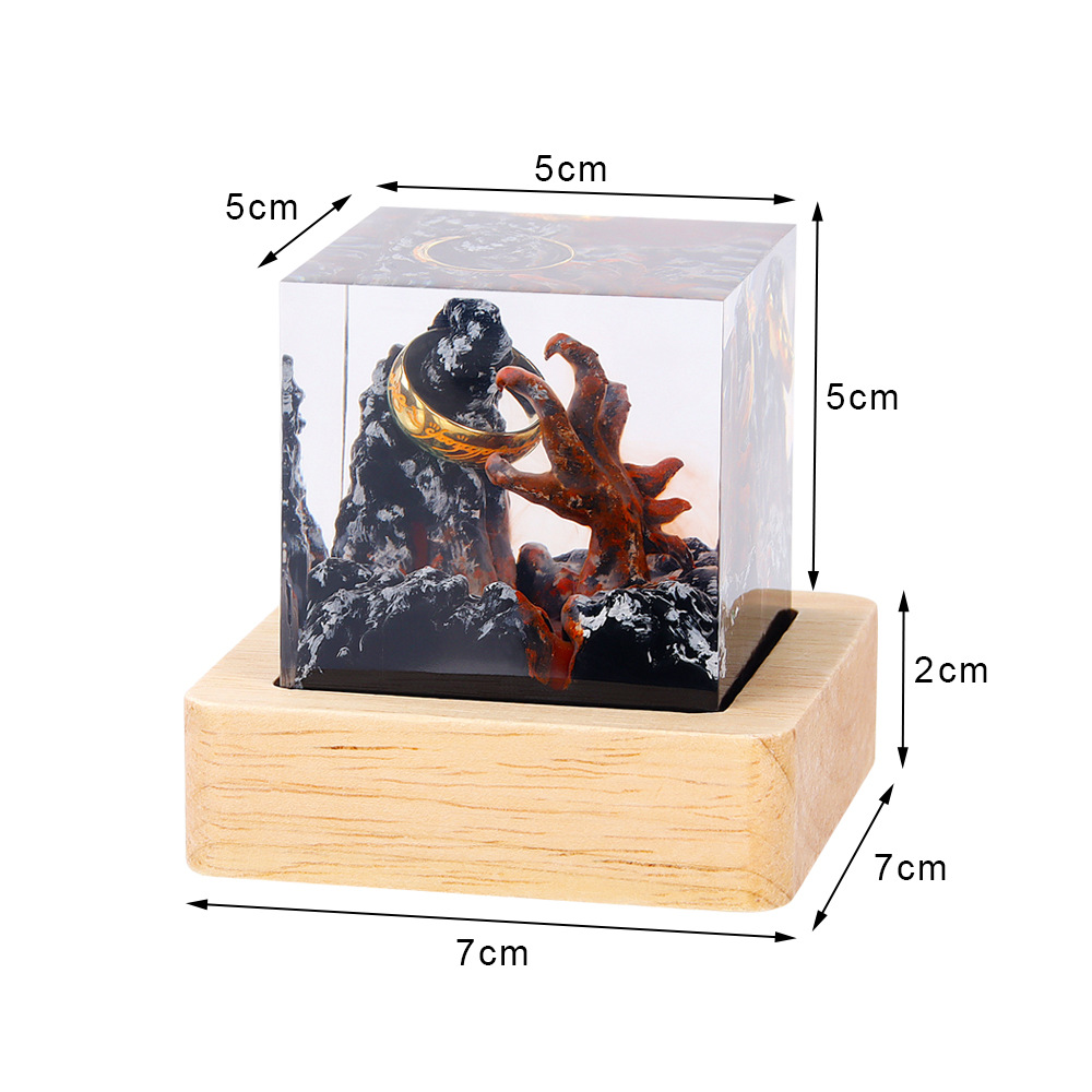 Demon Realm Organism Resin Tab – Resin Art Ring recenzja i cena