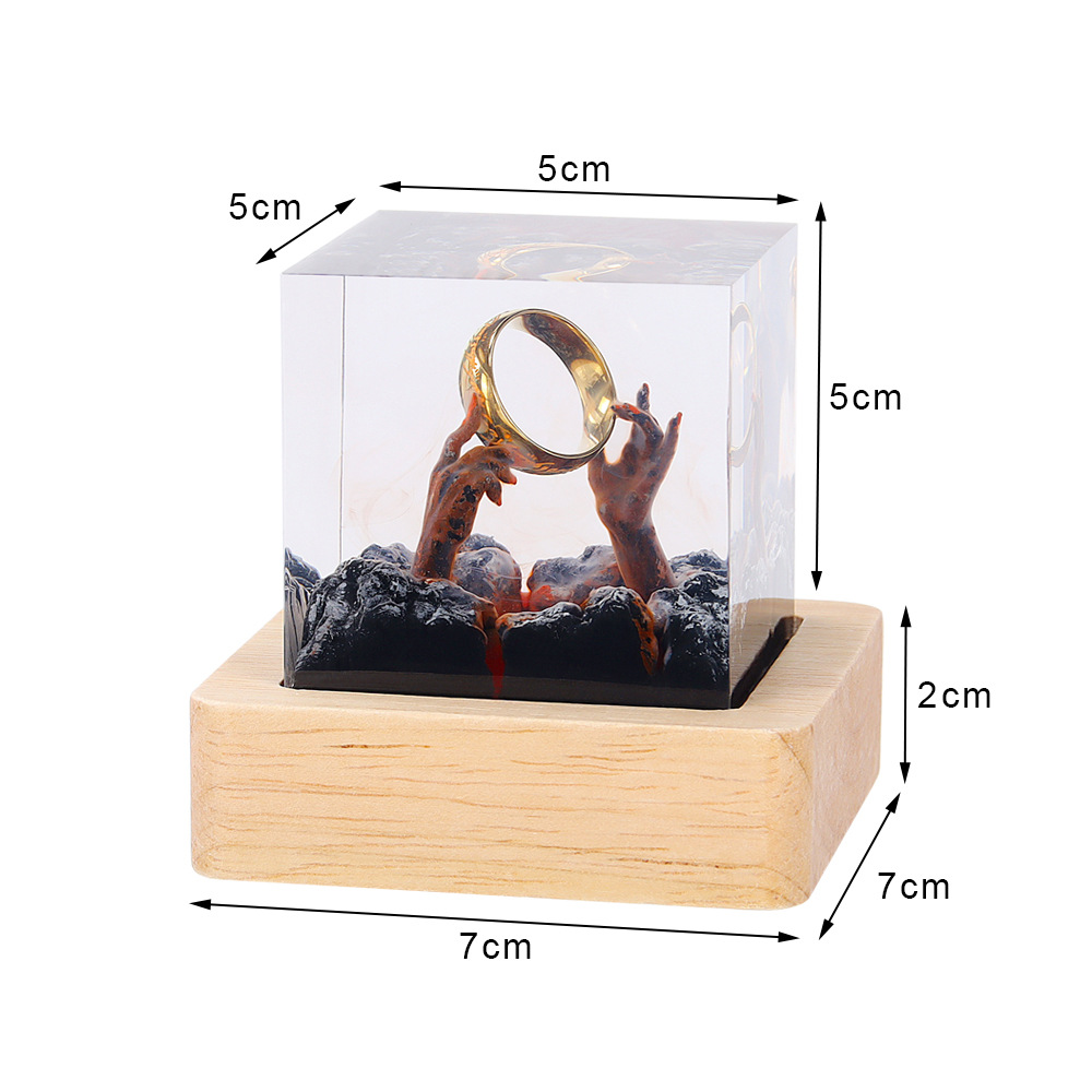 Demon Realm Organism Resin Tab – Resin Art Ring recenzja i cena