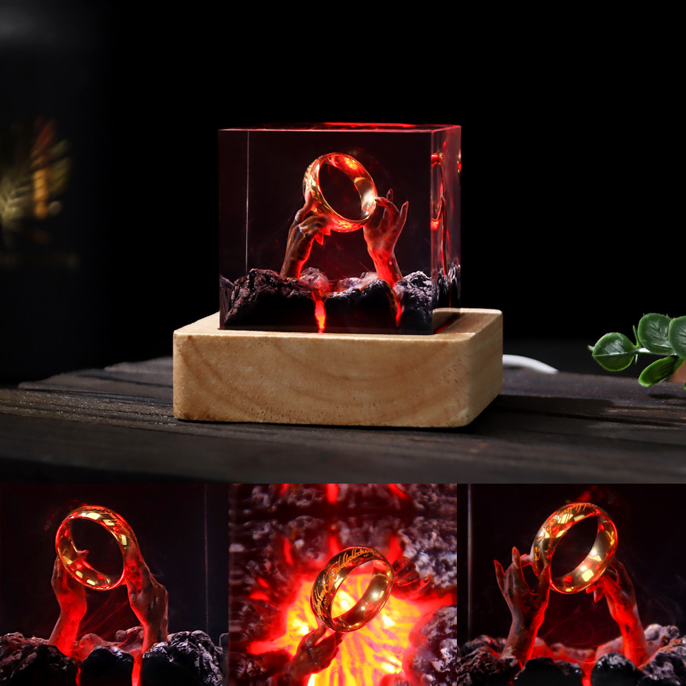Demon Realm Organism Resin Tab – Resin Art Ring recenzja i cena