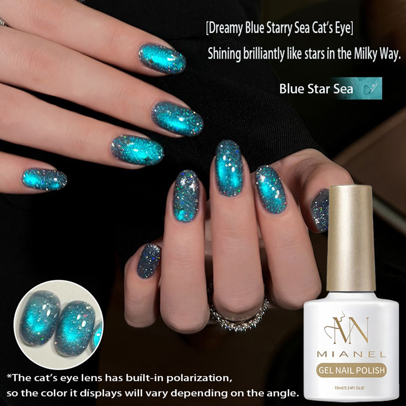MAINEL 10ML 1Pcs Blue Nails Po – Resin Art Online recenzja i cena