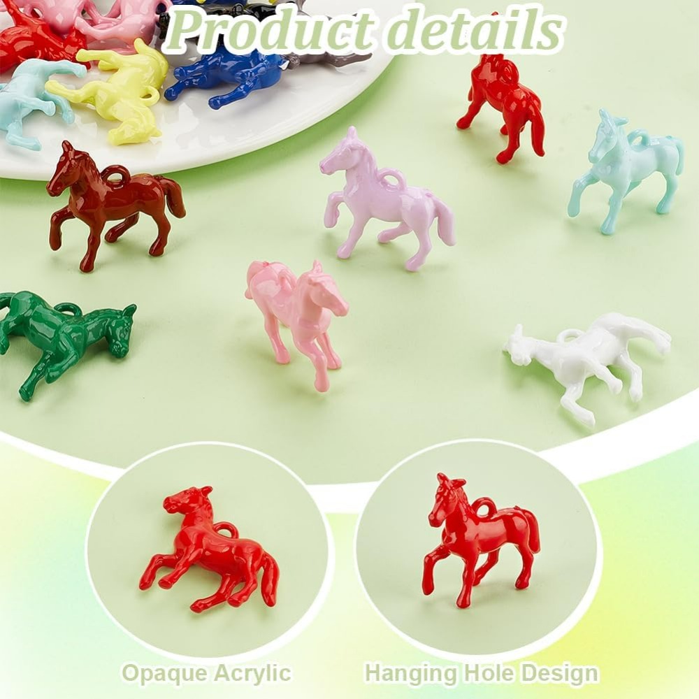 48pcs Opaque Acrylic Pendants  – Resin Art Liquid recenzja i cena