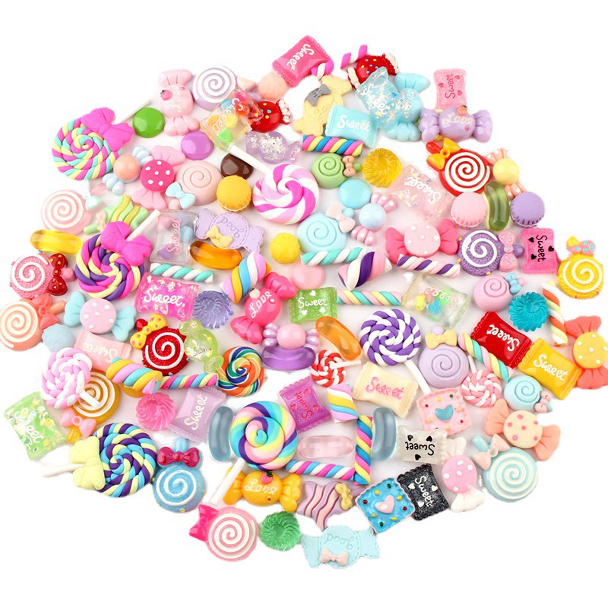 30pcs Random Candy Slime Charm – Resin Art Materials recenzja i cena