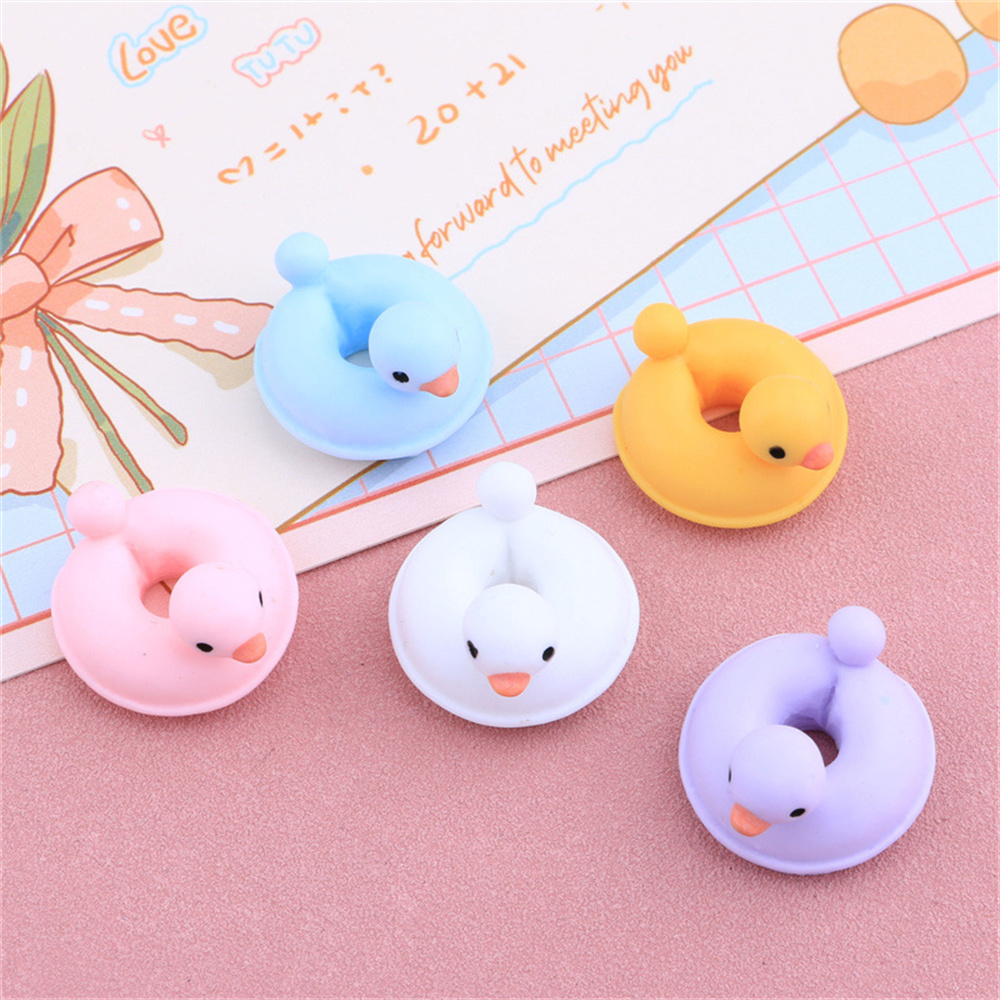 20Pcs Cartoon Duck Swim Ring D – Resin Art Ring recenzja i cena