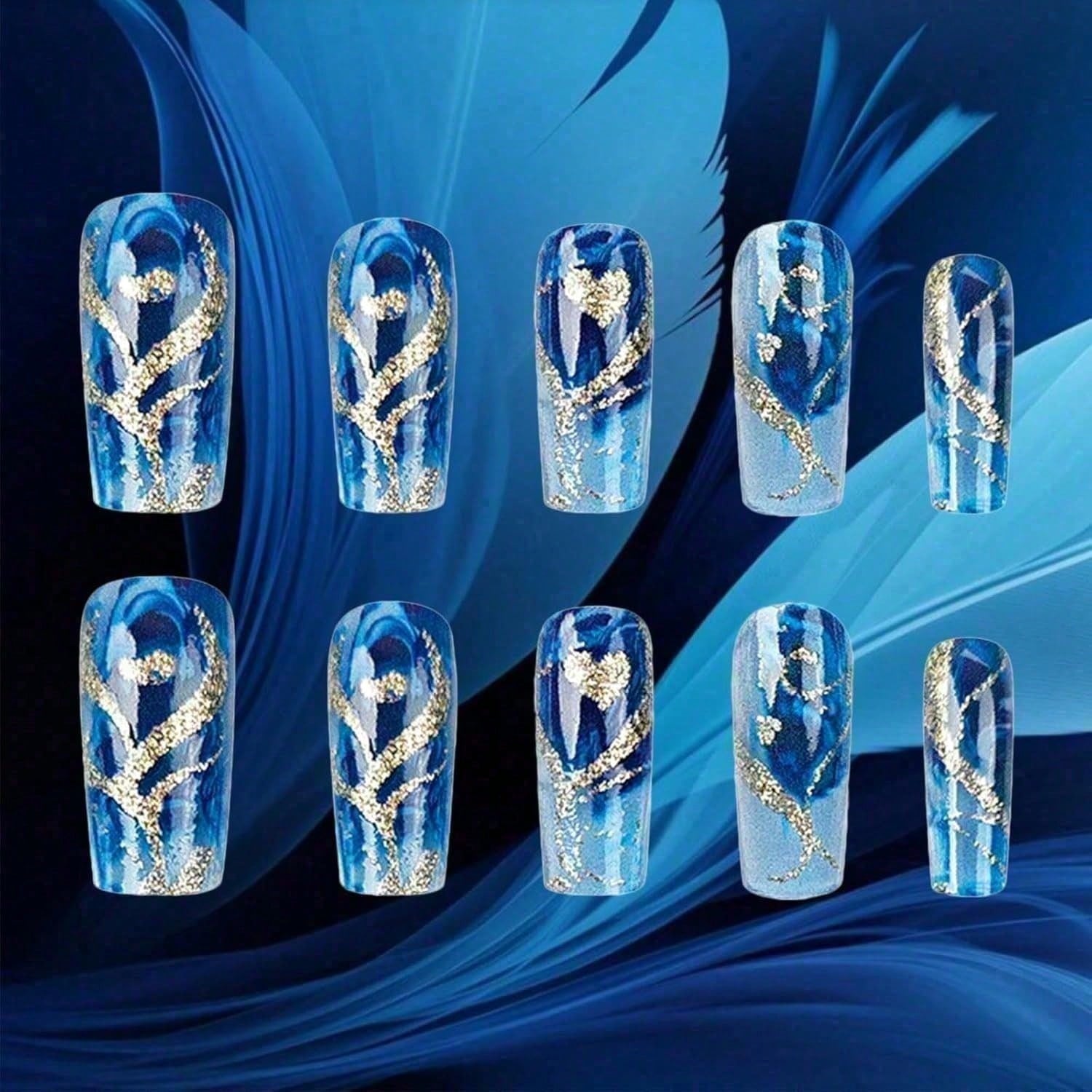 Gold Curve Sea Wave Press On N – Resin Art Liquid recenzja i cena