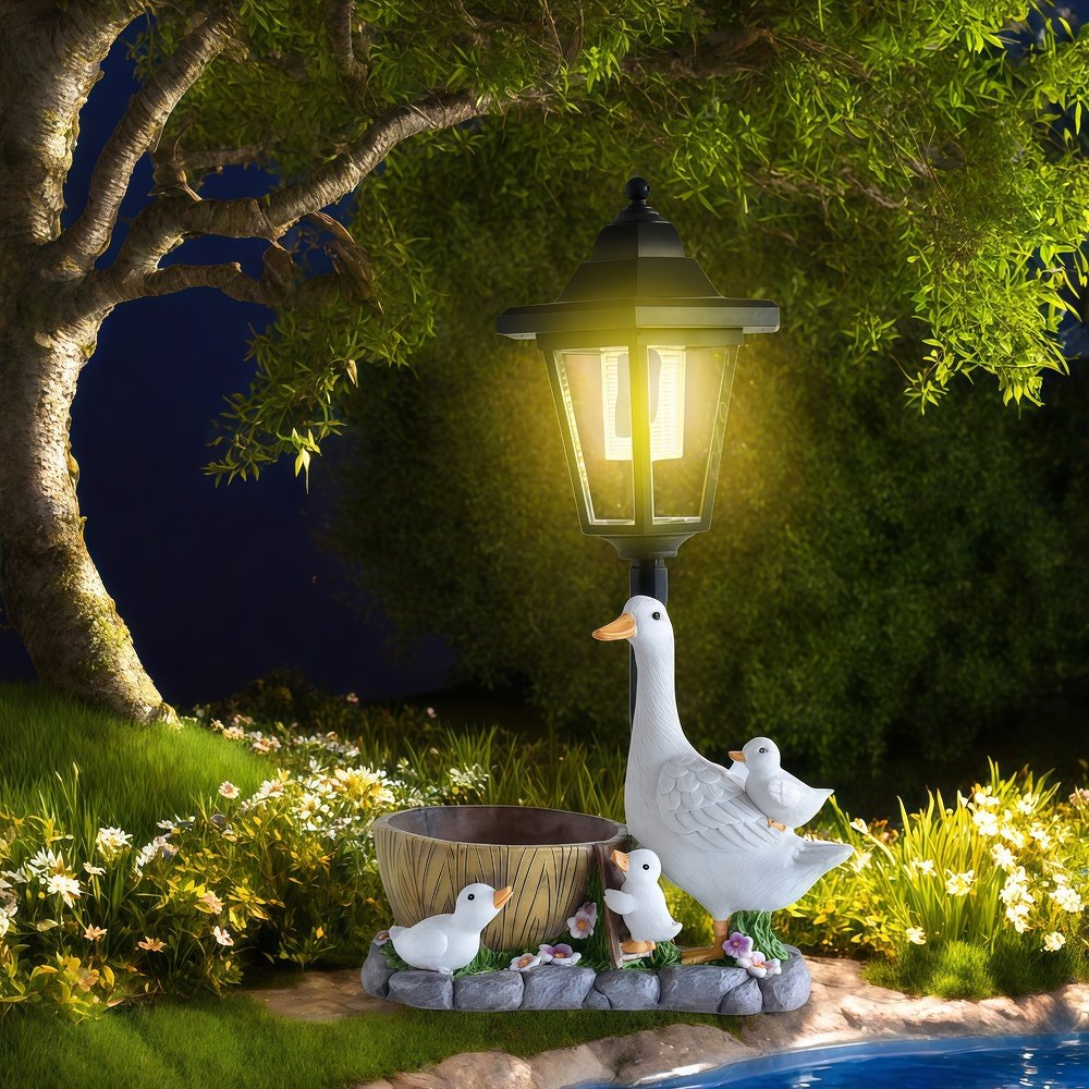 Solar Duck Night Light Garden  – Resin Art Materials recenzja i cena